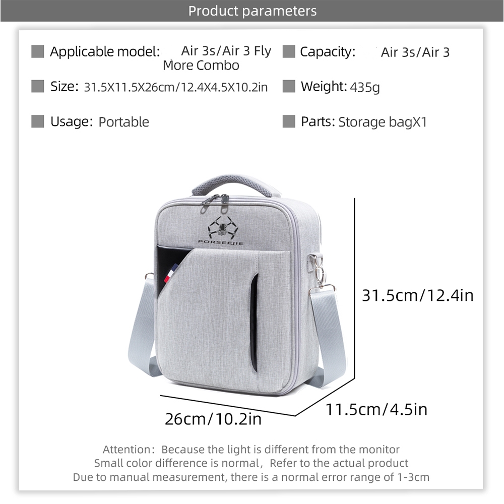 DJI Air 3S/Air 3ドローン用トラベルショルダー - Dji Drone Air 3 のレビューと価格