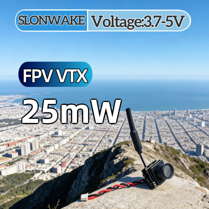 SLONWAKE FPV 25mW パワーシミュレーション  - Fpv Drone Camera のレビューと価格